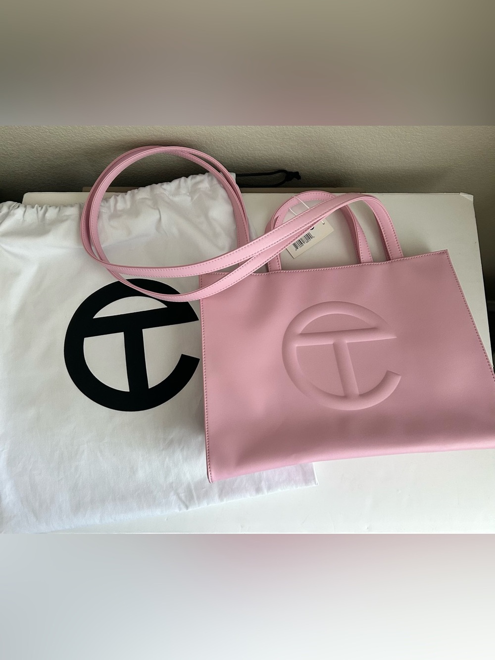 Telfar Medium shopping bag vegan leather tote bag - Picture 12 of 12